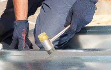 Whimble metal flat roofing repairs